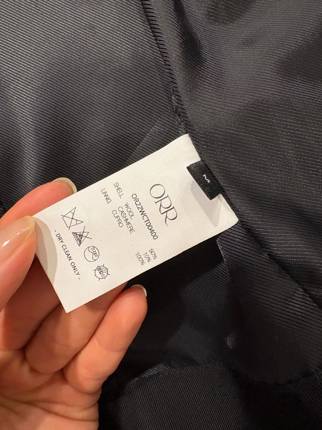 오르 블랙 코트자켓 상품이미지6