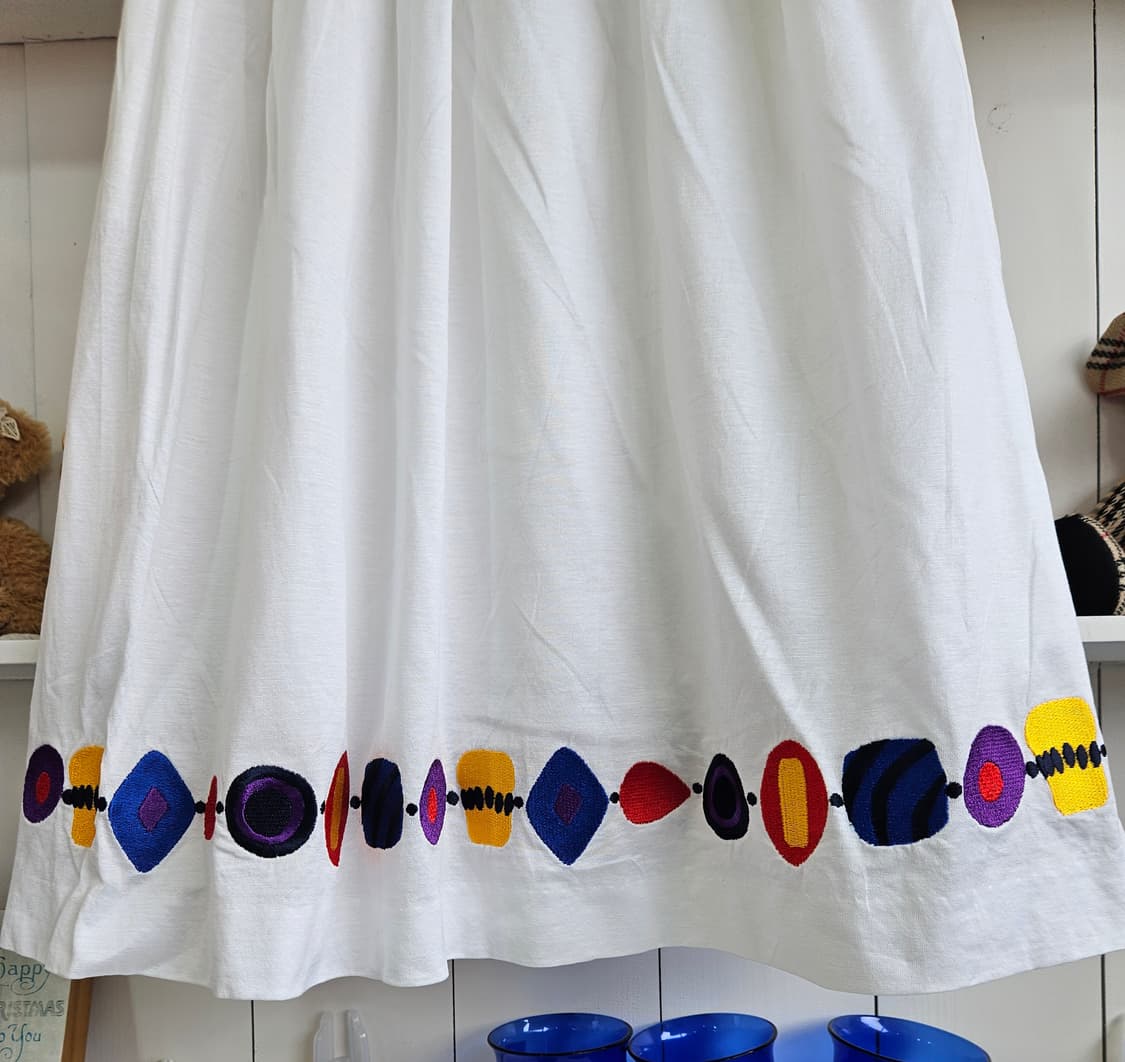 입생로랑(YVES SAINT LAURENT) 자수 스커트 상품이미지3