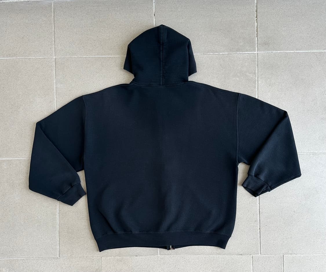 빈티지 러셀 후드집업 블랙 L 상품이미지2