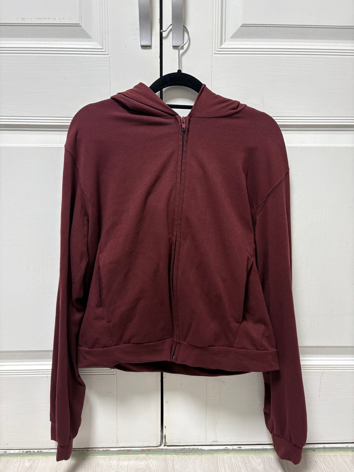 Mudule 머듈 후드 집업 버건디 2사이즈 상품이미지1
