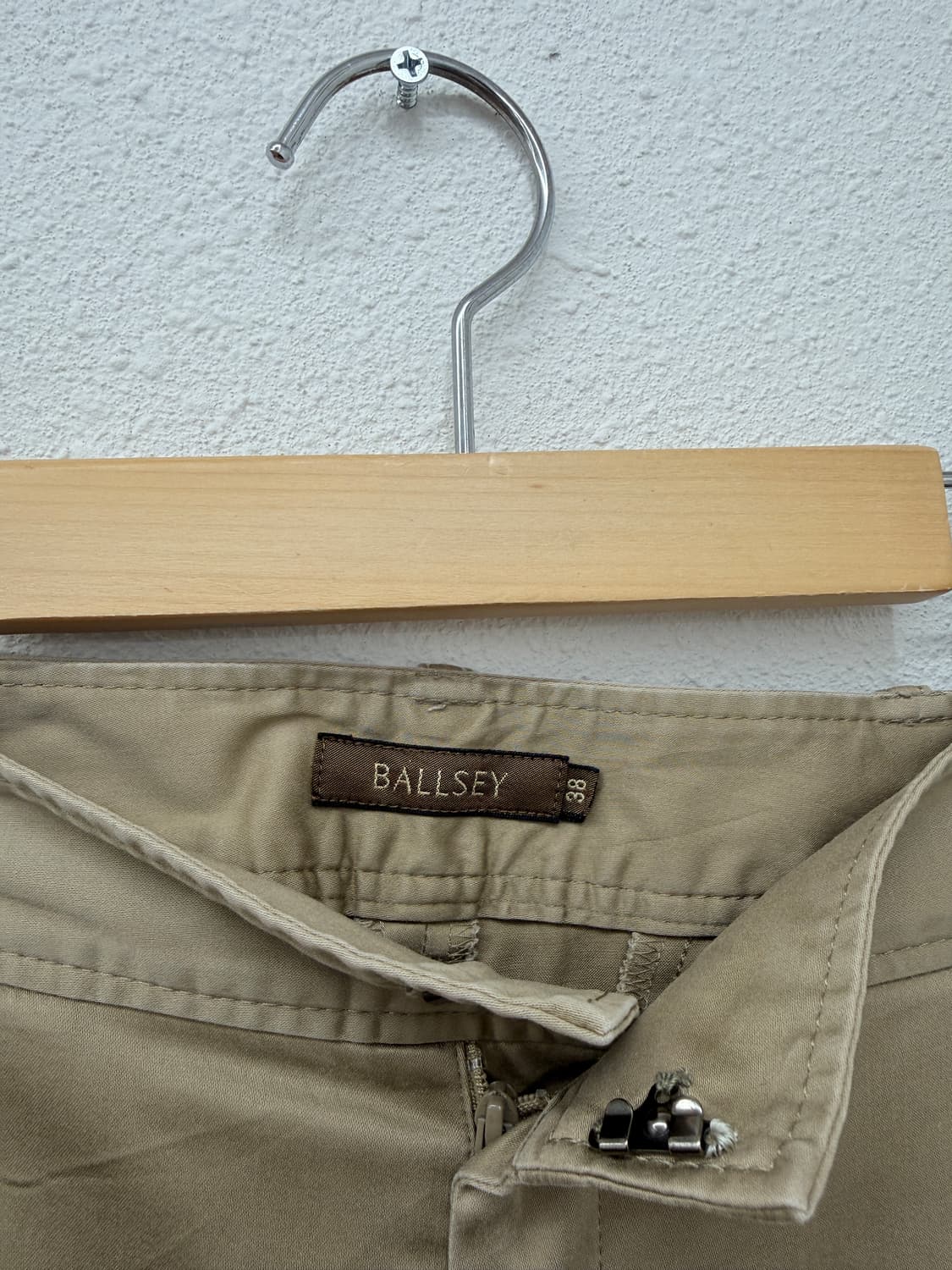 빈티지 BALLSEY 라이트 브라운 카프리 팬츠 상품이미지4
