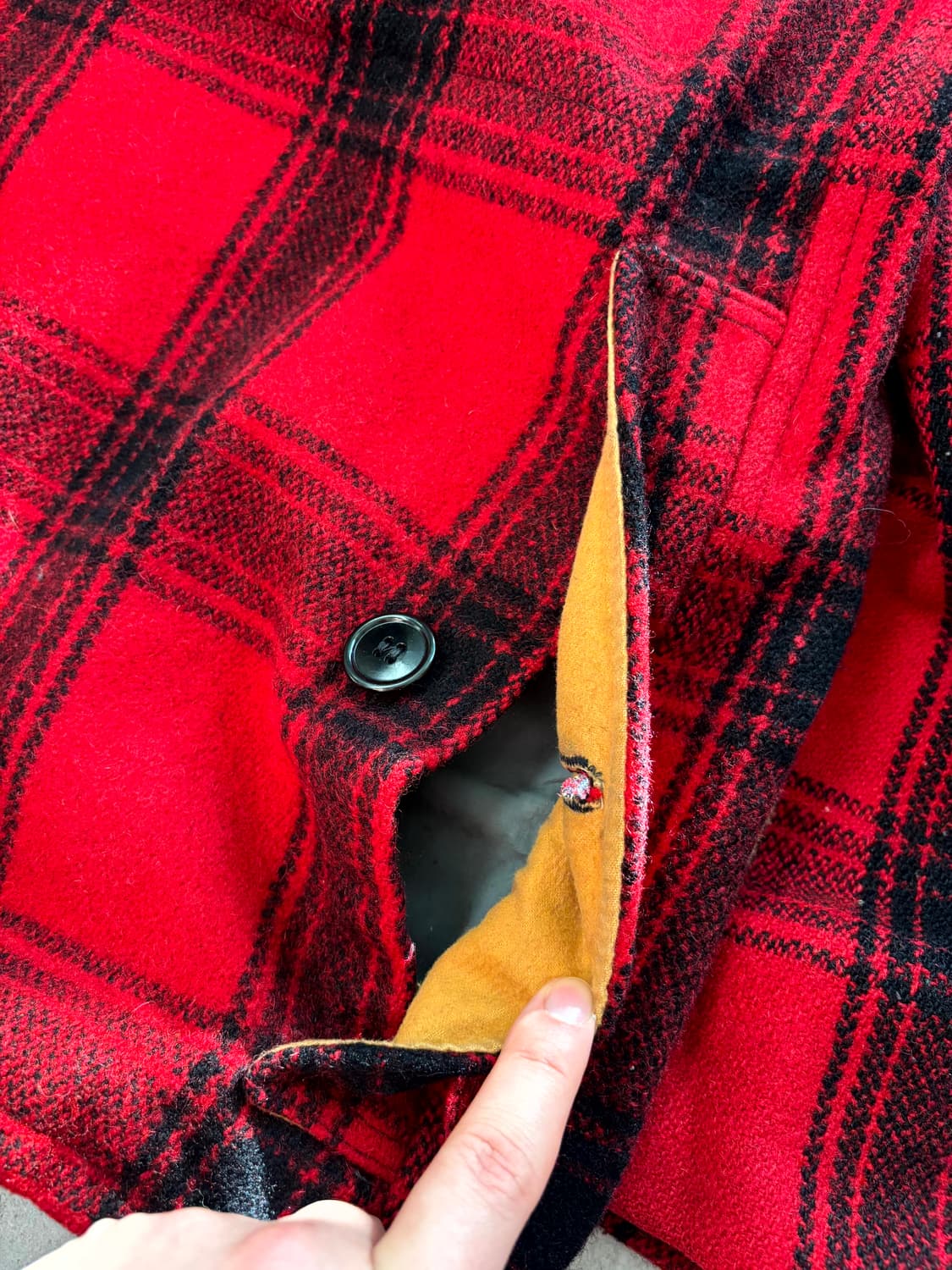 50's Sears Active Sportswear 울 헌팅 자켓 100 상품이미지10