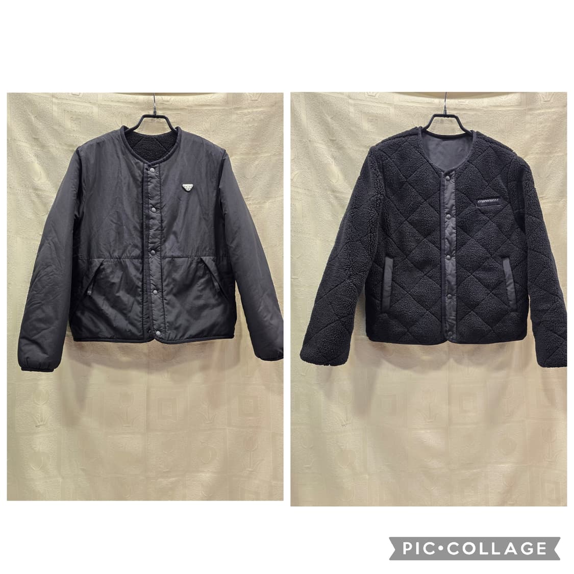 다이나핏 양면 퀼팅 뽀글이 자켓 S 상품이미지1