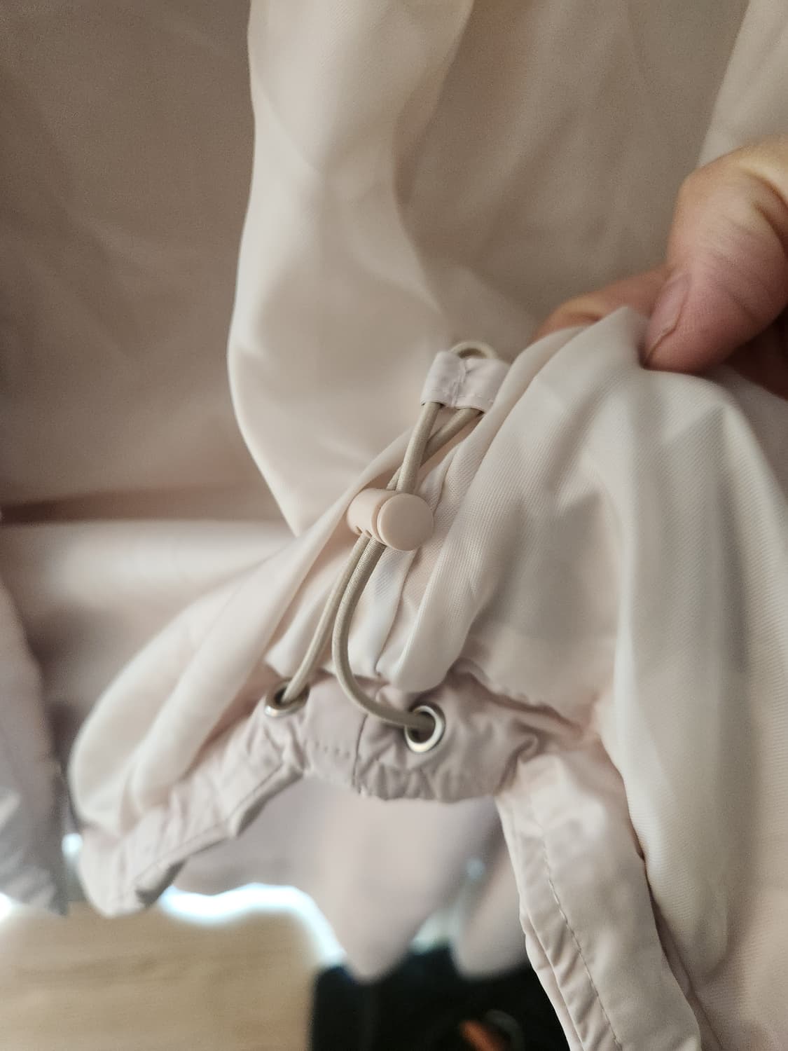 Mind Bridge아이보리 여우털퍼 카라 다운숏 패딩 점퍼 상품이미지8