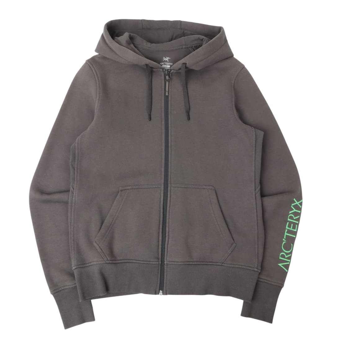 아크테릭스 그레이 암 로고 후드집업 상품이미지1