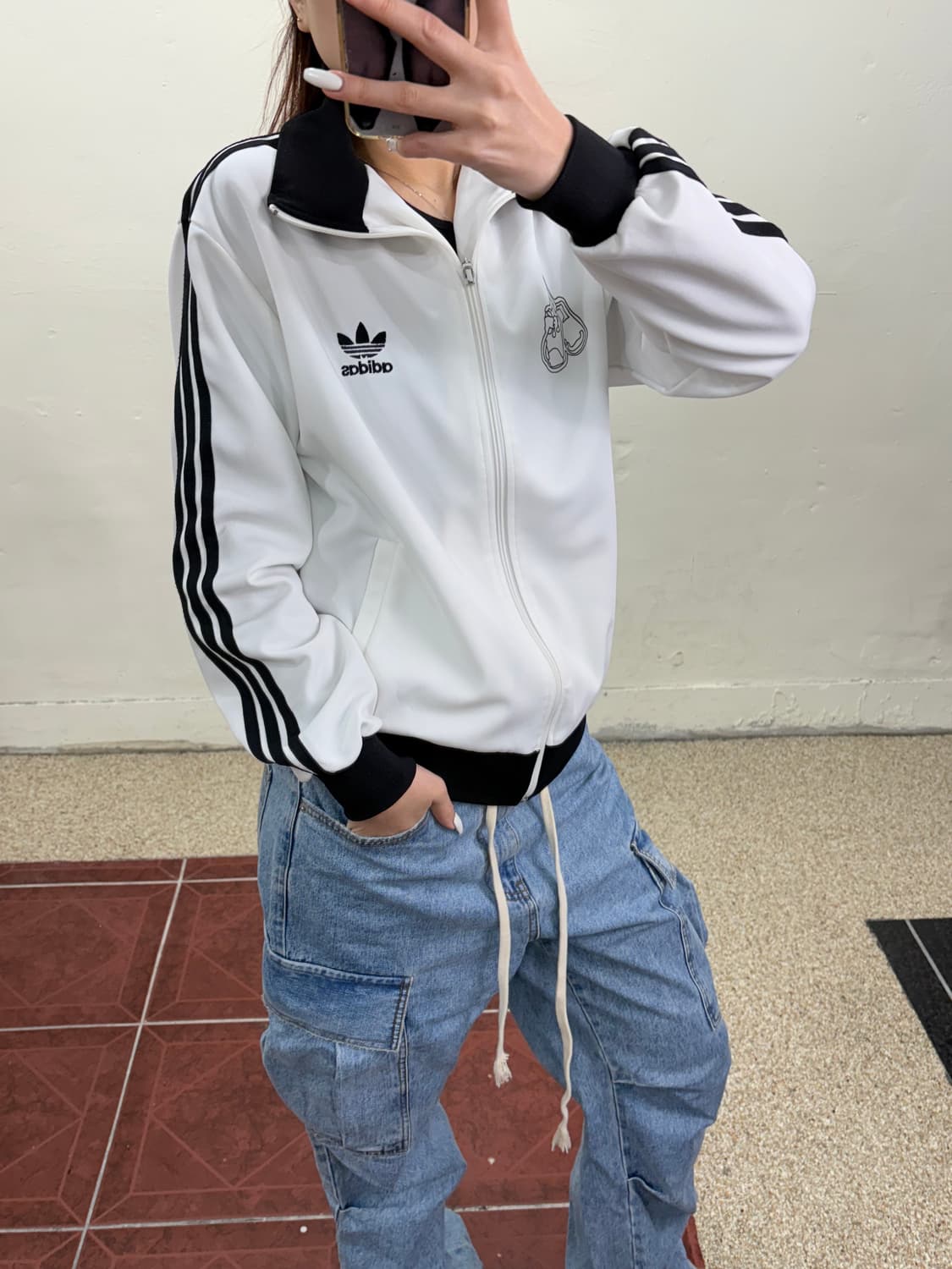 아디다스 무하마드 알리 화이트 트랙탑 져지 상품이미지1