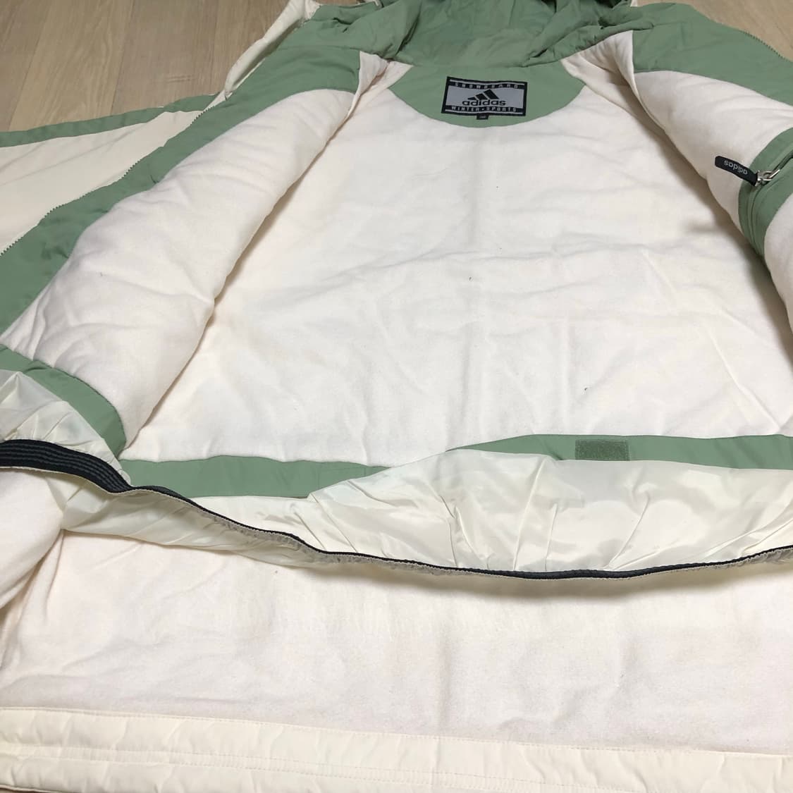 (110) 새상품 90's 아디다스 올드스쿨 블레이드 스노우보드 자켓 상품이미지6