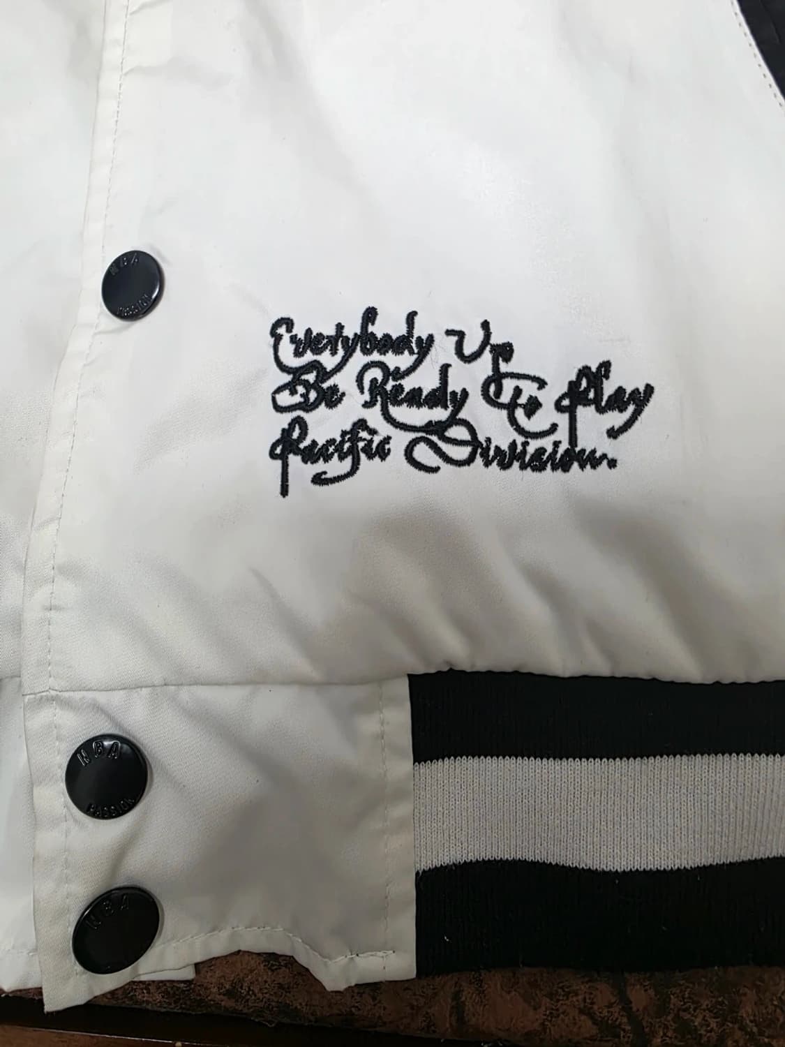 NBA 피닉스 선즈 고릴라 자수 바시티 자켓 스카잔 M 상품이미지5