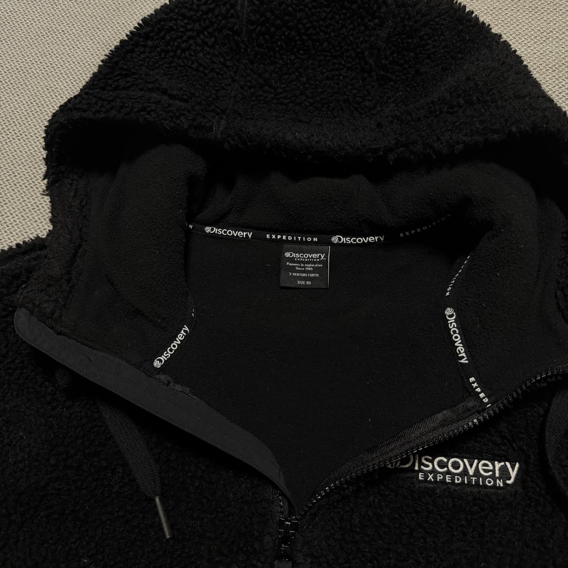 디스커버리 뽀글이 플리스 후디자켓 상품이미지3