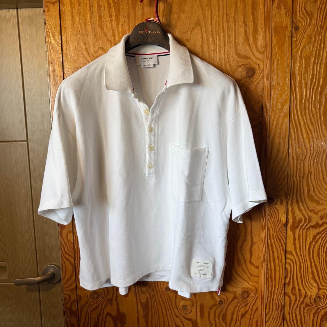톰브라운 오버핏 화이트 pk 셔츠(카라티) 판매 합니다. 상품이미지2