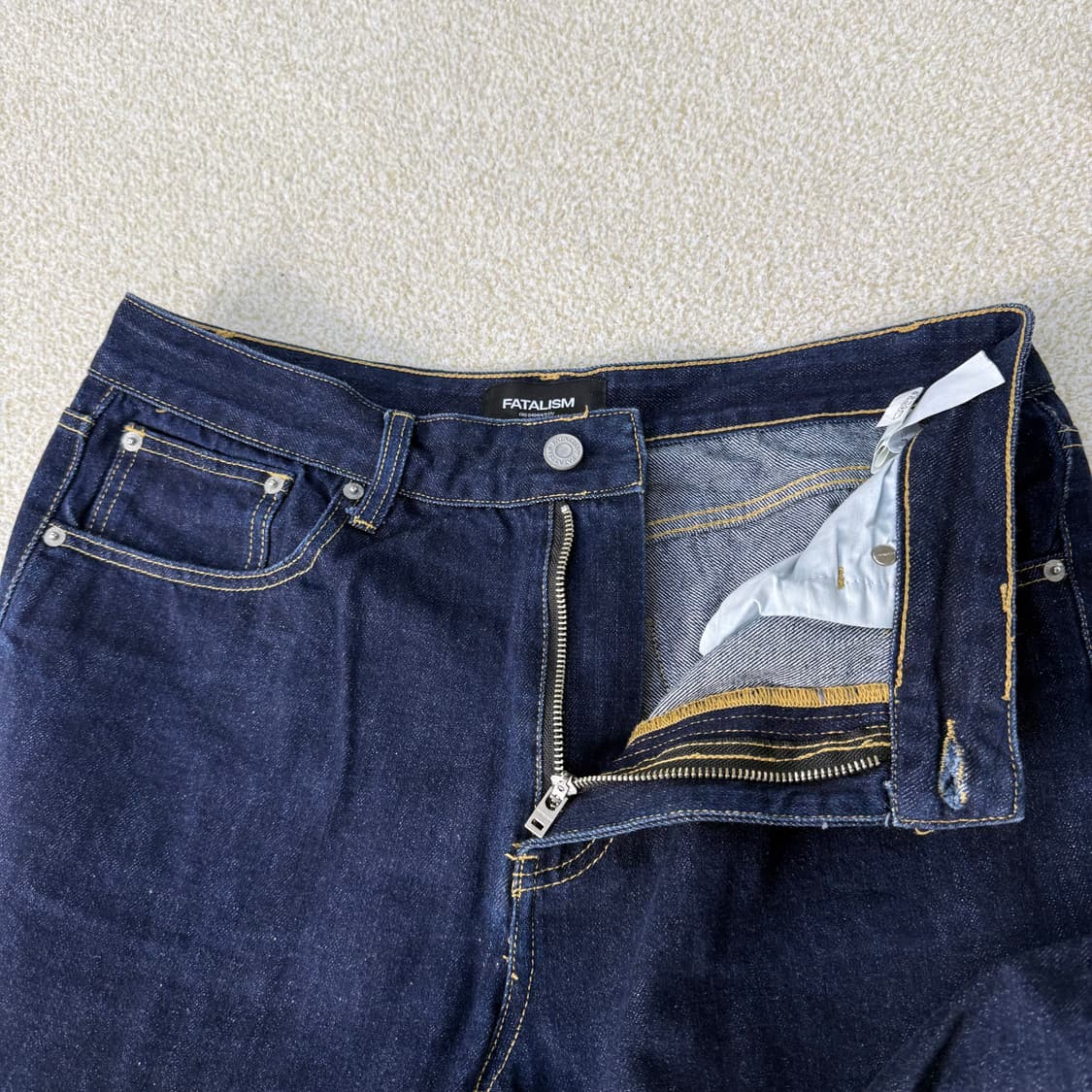 50 페이탈리즘 와이드 데님팬츠 0121T2 상품이미지6