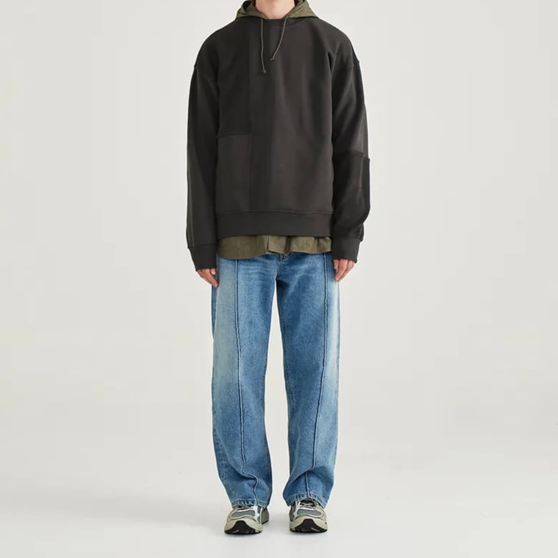 유니폼브릿지 pin tuck wide denim pants 상품이미지3