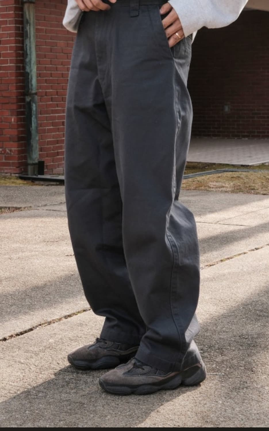 유니클로 u 남성 치노팬츠 73사이즈 블랙 상품이미지2