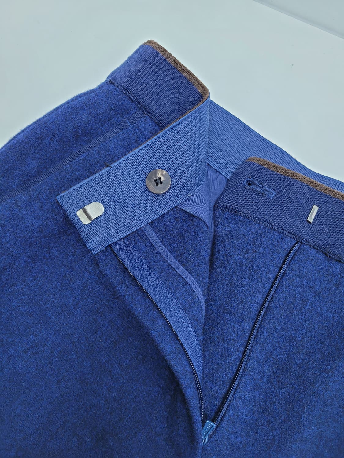 (새상품급) 래트바이티 20FW 울 캐시미어 밴딩 팬츠 / 여 64 블루 상품이미지6