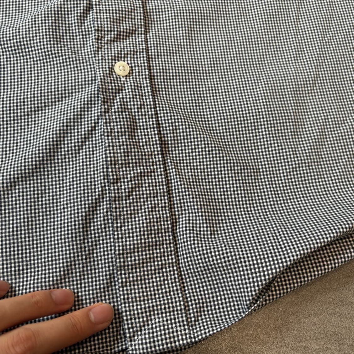 폴로 정품 클래식 로고 체크 셔츠 상품이미지9