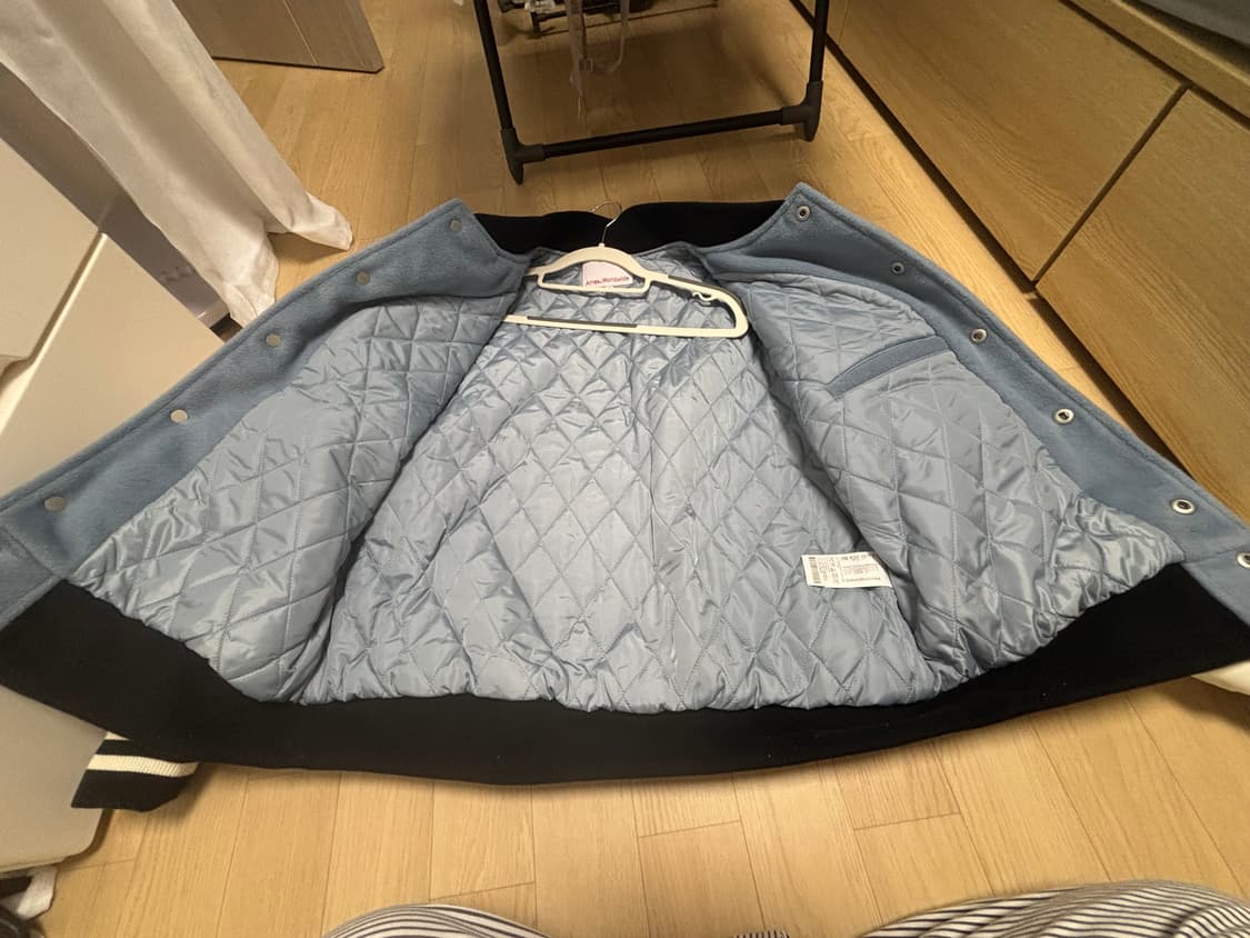 아메스 바시티 FOOTBALL VARSITY JACKET BLUE 상품이미지2