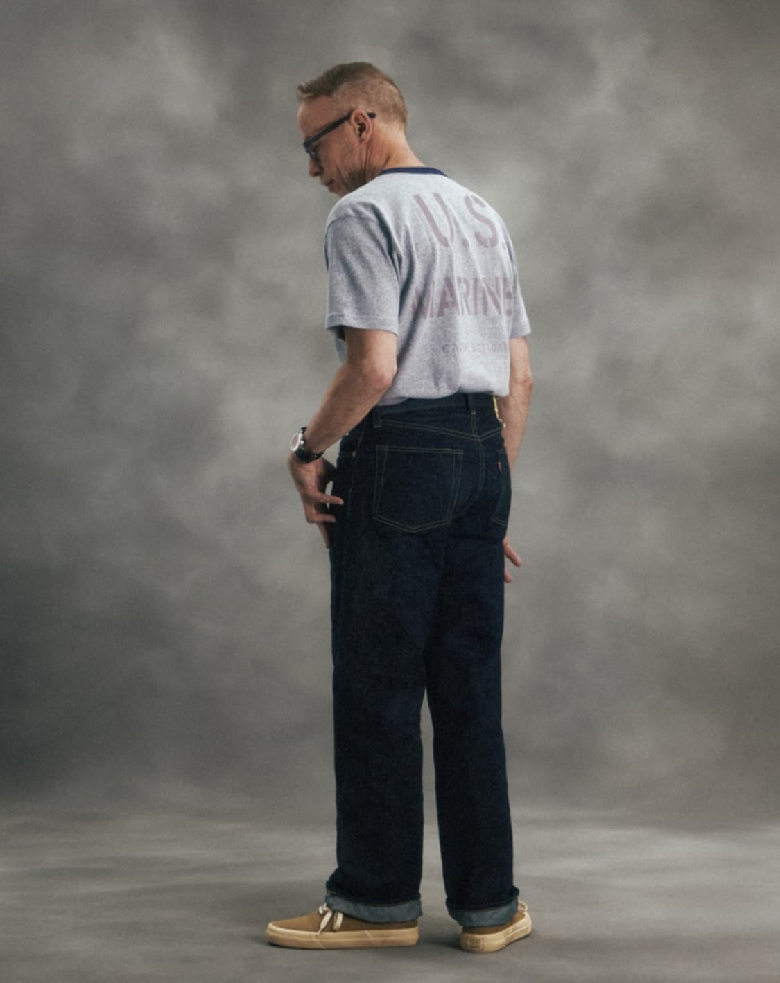 (xxl)브론슨 1970s US Marine Tee Grey 상품이미지6