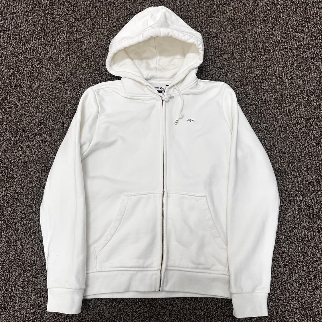 라코스테 여성 후드집업 화이트 95(M) 상품이미지1