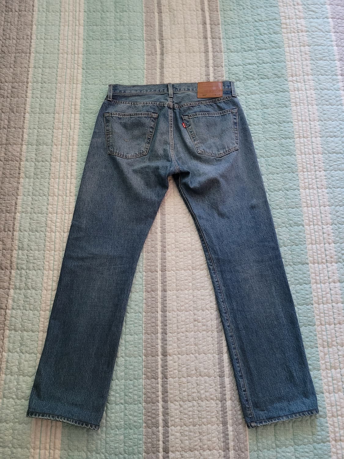 리바이스 501 마혼방 중청워싱 셀비지데님 32사이즈 상품이미지6