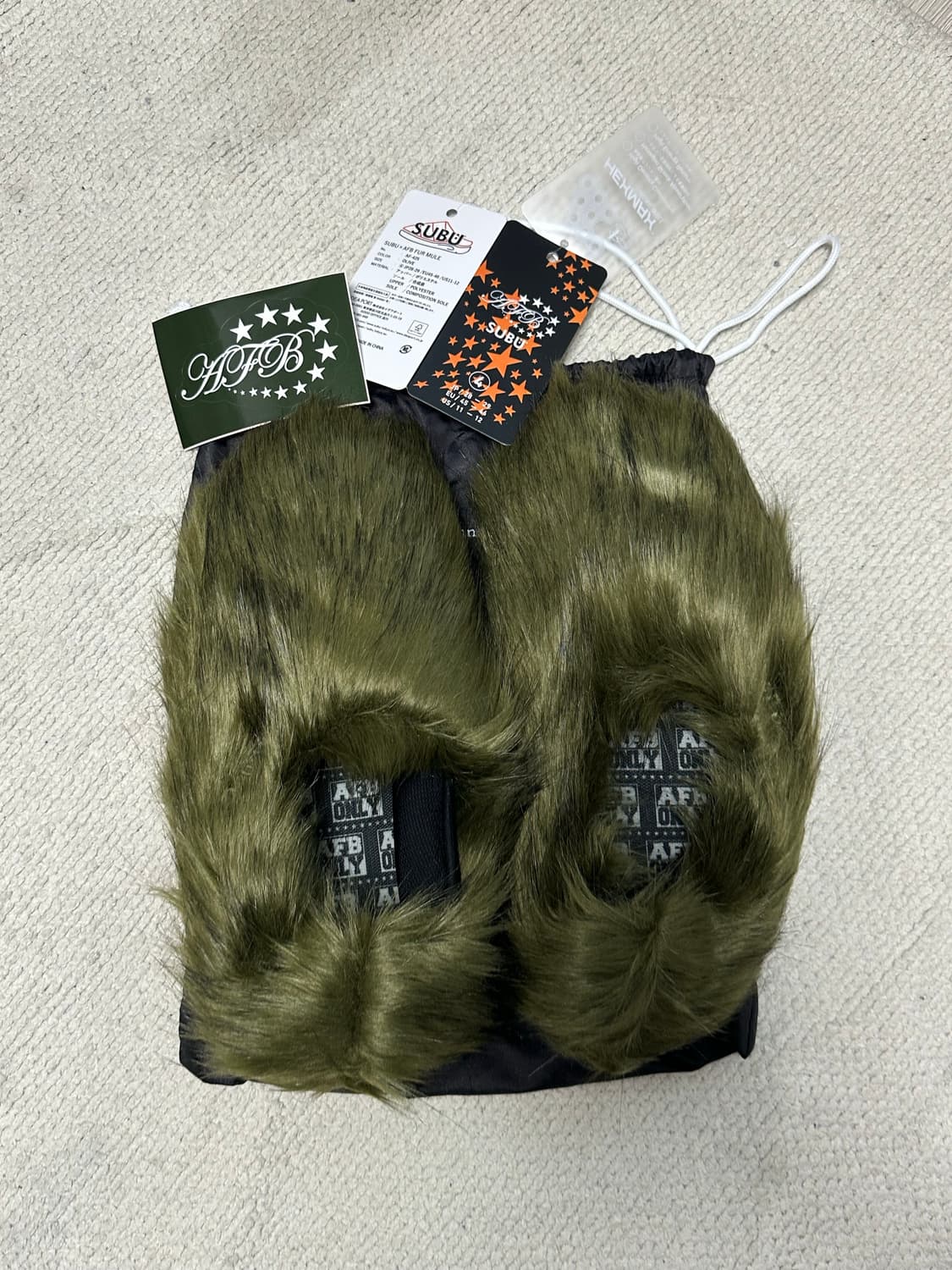 AFB 퍼 뮬 FUR MULE 280-290 사이즈 상품이미지5
