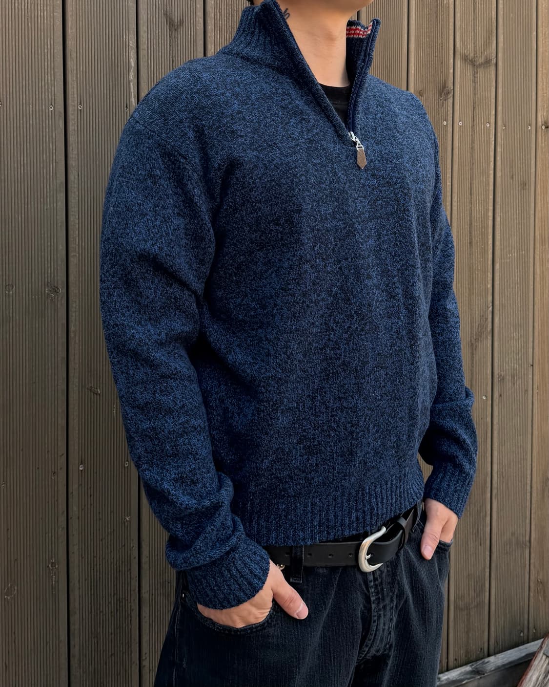 Milee McLean London 빈티지 반집업 니트 상품이미지2