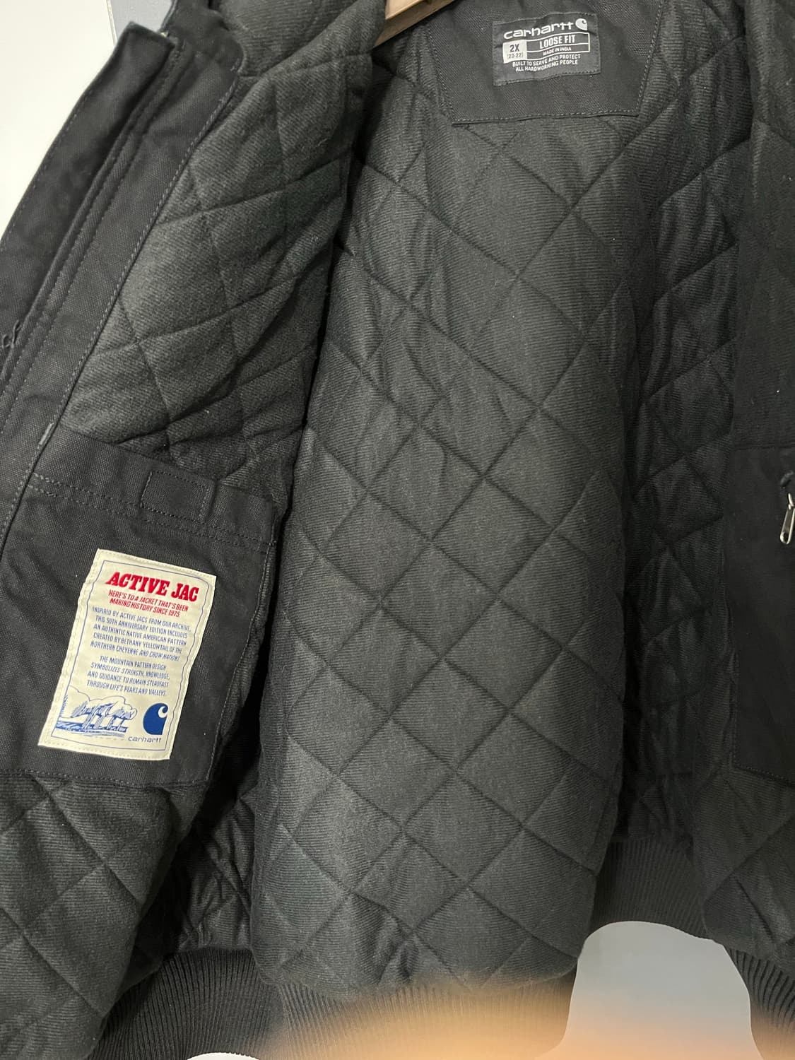 칼하트 50주년 아즈텍 액티브 자켓 2XL (새상품) 상품이미지5