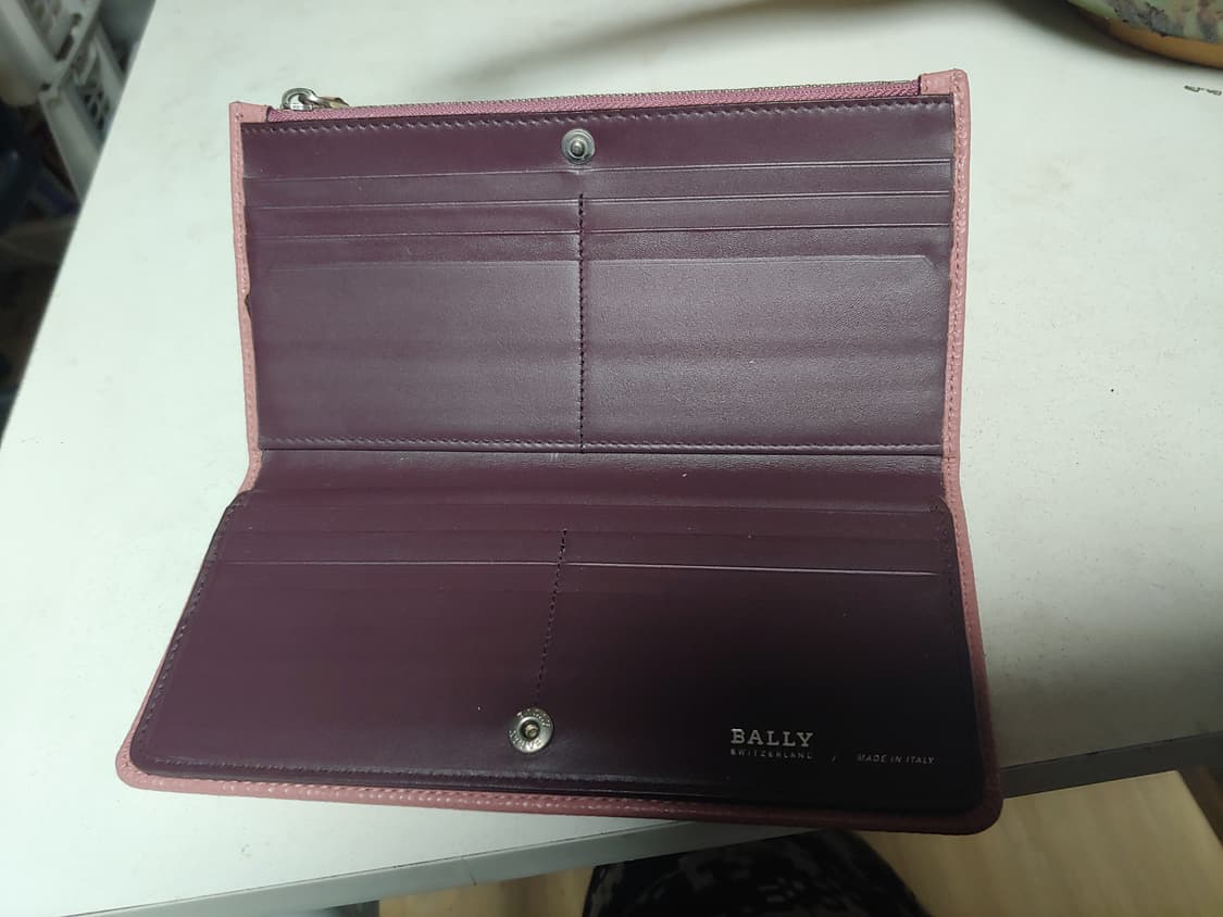 핑크 캐비어 발리 3단 지퍼 장지갑 현금지갑 상품이미지5