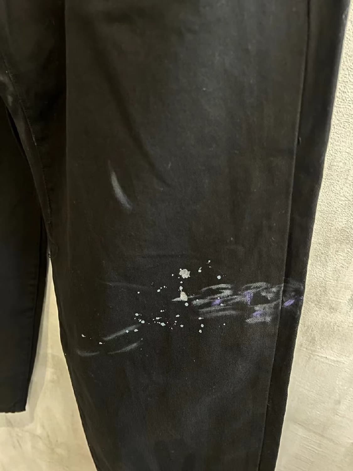 (4) 안셀름 에이징 페인트 팬츠 상품이미지5