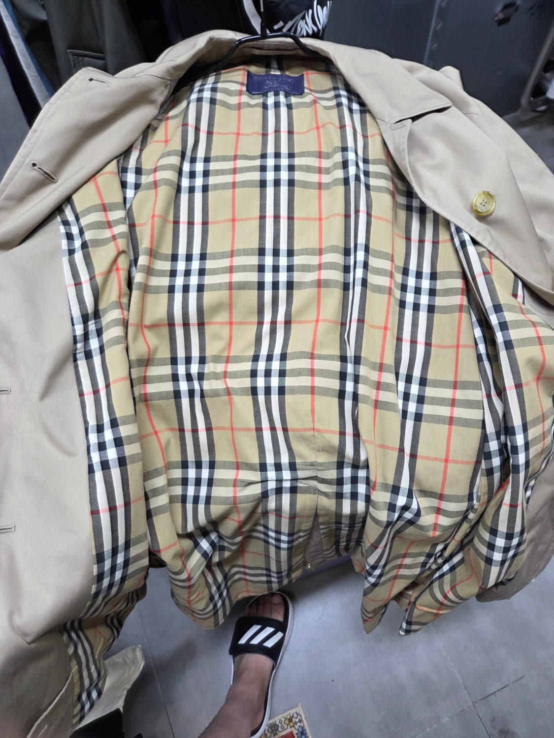 버버리 올드스쿨 싱글코트 s 상품이미지4