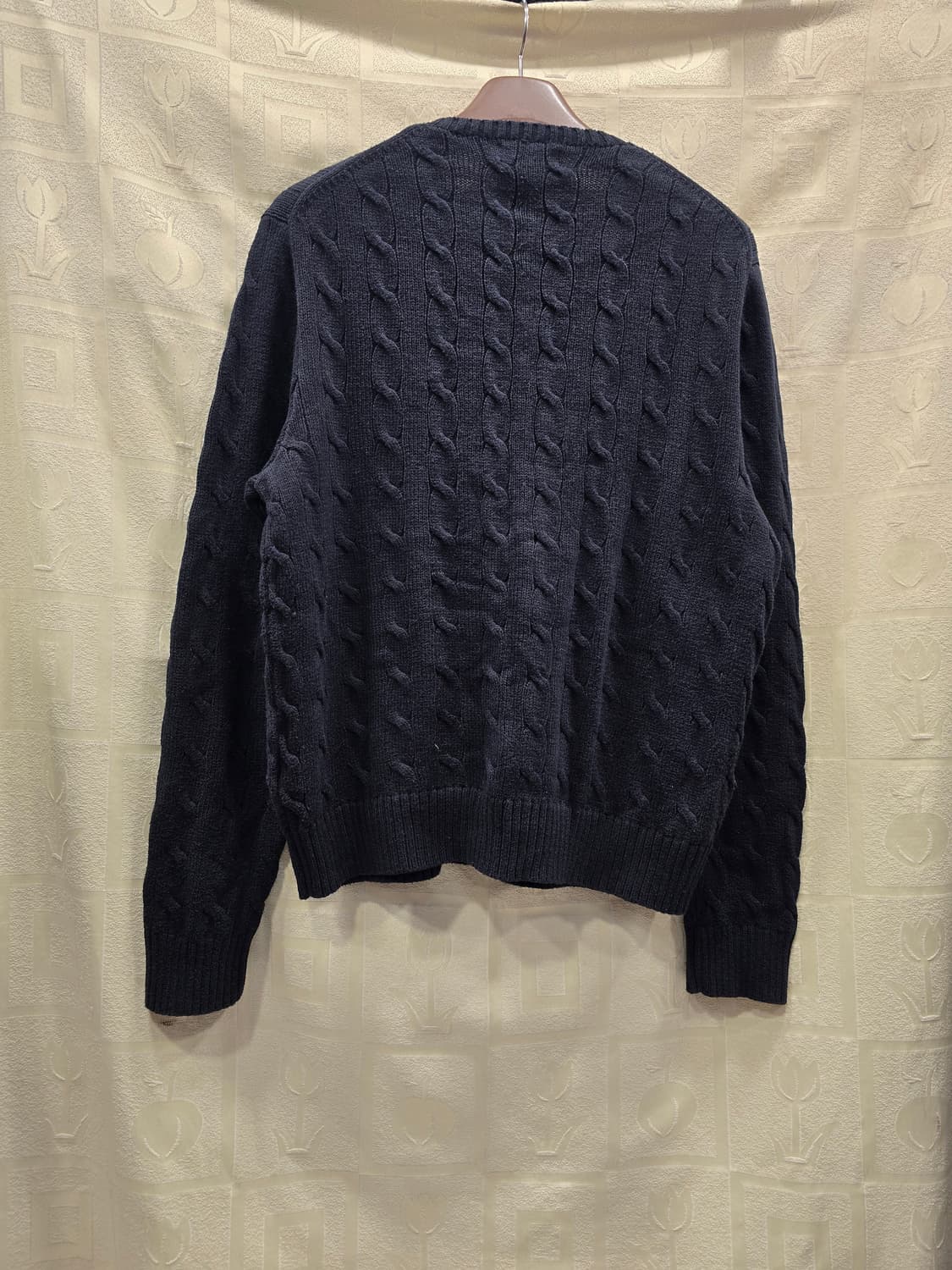 폴로 랄프로렌 네이비 케이블 니트 L(100) 상품이미지5