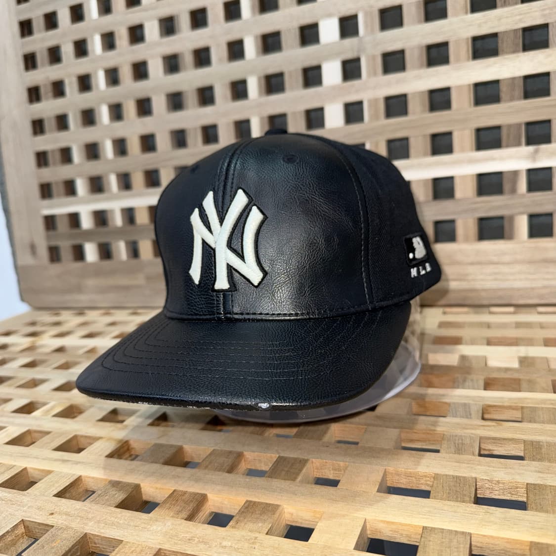 mlb 뉴욕 양키스 레더 프런트 캡 상품이미지2