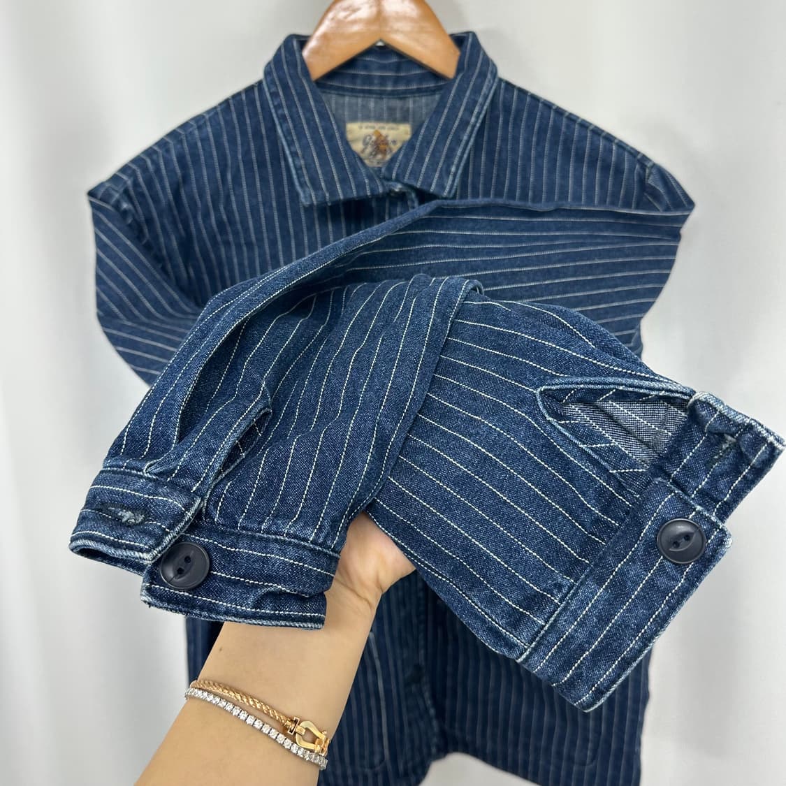 골든베어 여자 면100% 자켓 M  상품이미지5