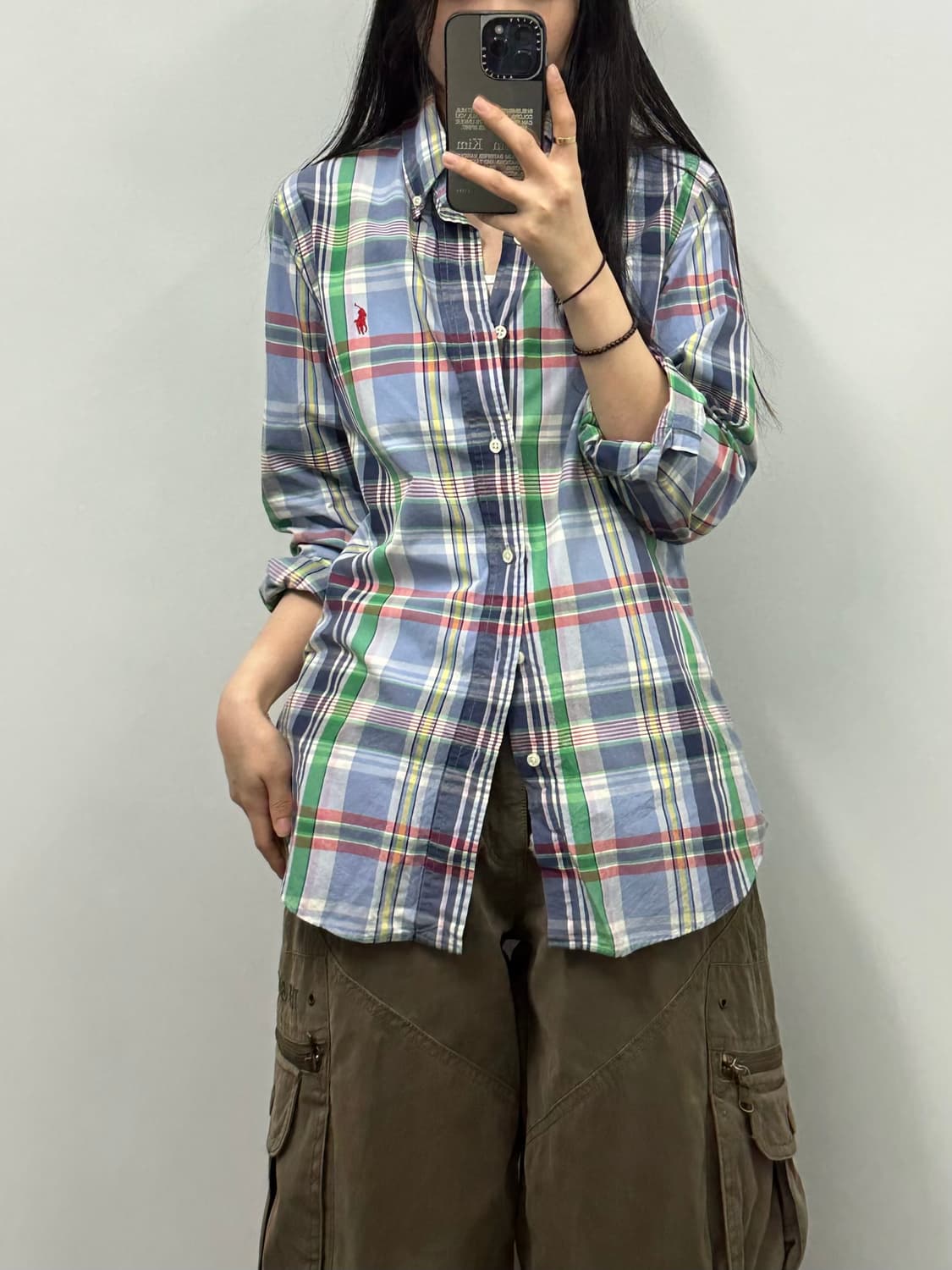 폴로 랄프로렌 신형 옥스포드 체크 셔츠 상품이미지1