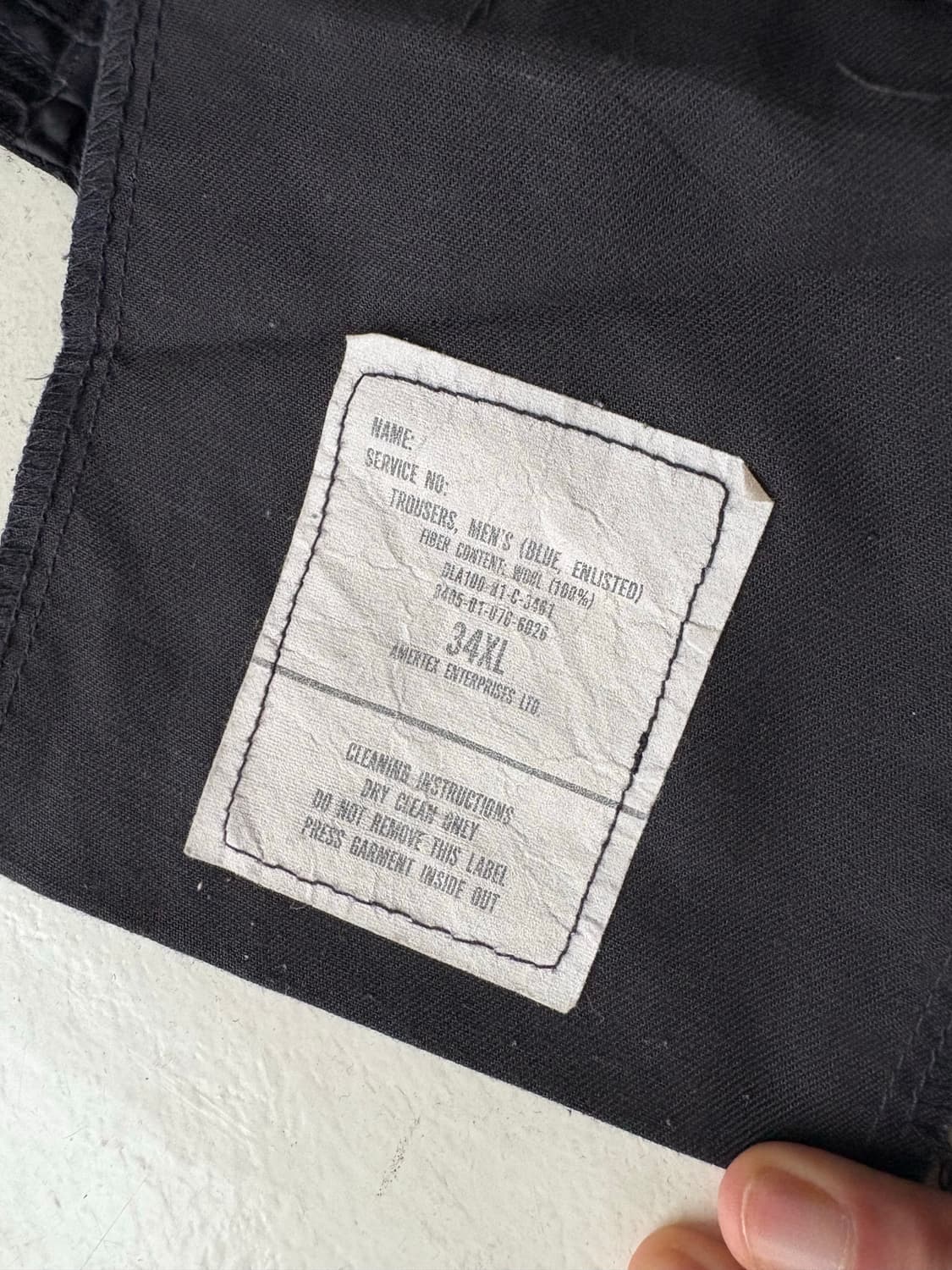 80's U.S Navy 13Button Sailor Pant  상품이미지5