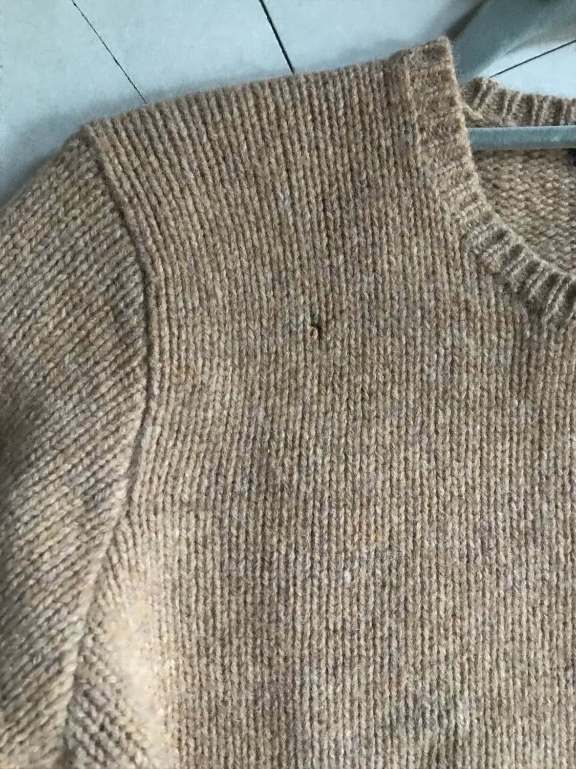 폴로 베이지 보카시 니트 상품이미지7