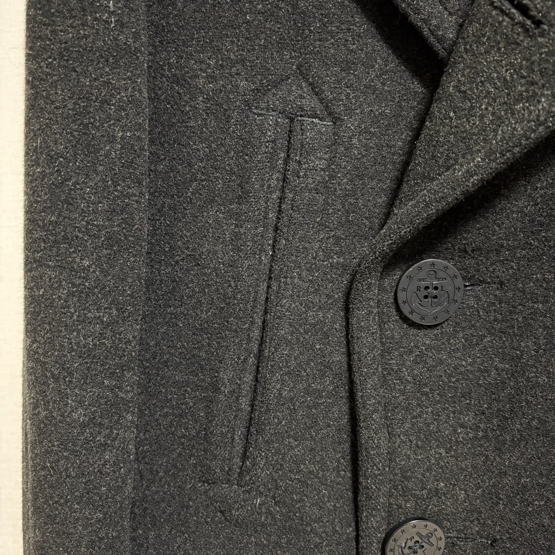 (민트급) 폴로 랄프로렌 울 피코트 / 차콜, M 상품이미지4