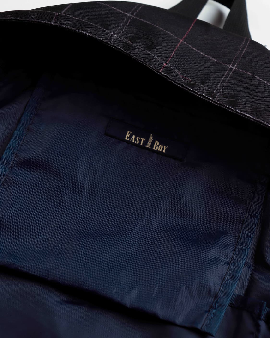 [EASTBOY] 블랙컬러 핑크 체크 백팩 상품이미지8