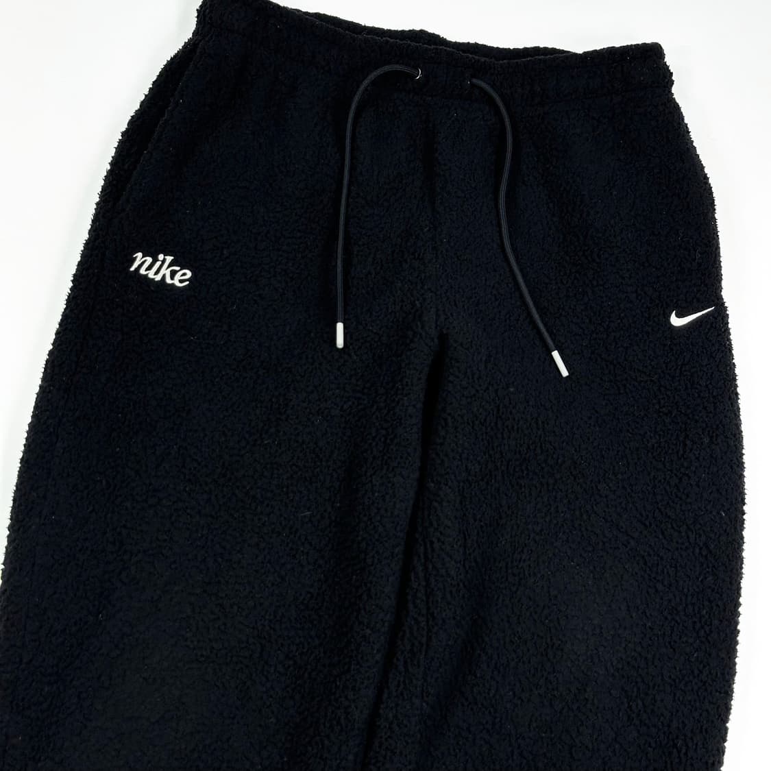 나이키 스우시 블랙 후리스 츄리닝바지 (L 여성추천) 상품이미지5
