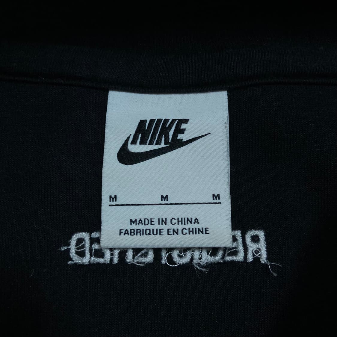 나이키 스우시 빅로고 블랙 후드티 상품이미지3