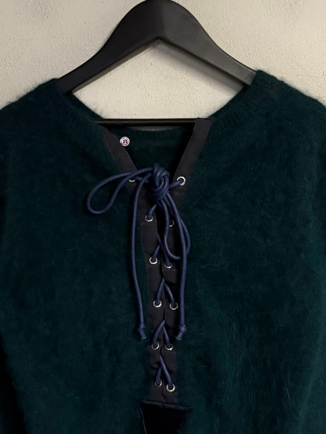 SACAI LUCK lace up angora knit 상품이미지5