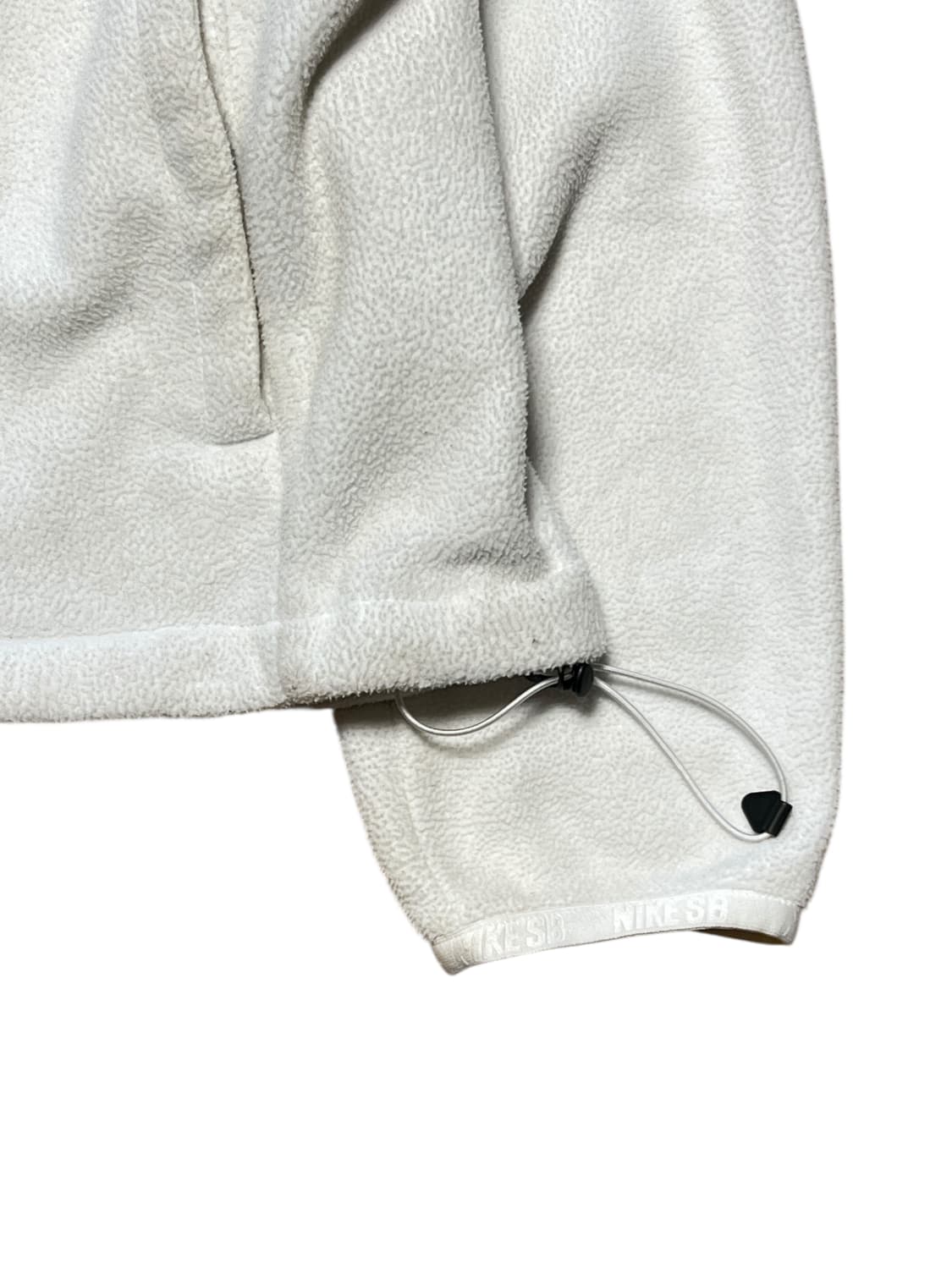 나이키SB 배색 플리스 후드집업 L 화이트 상품이미지5