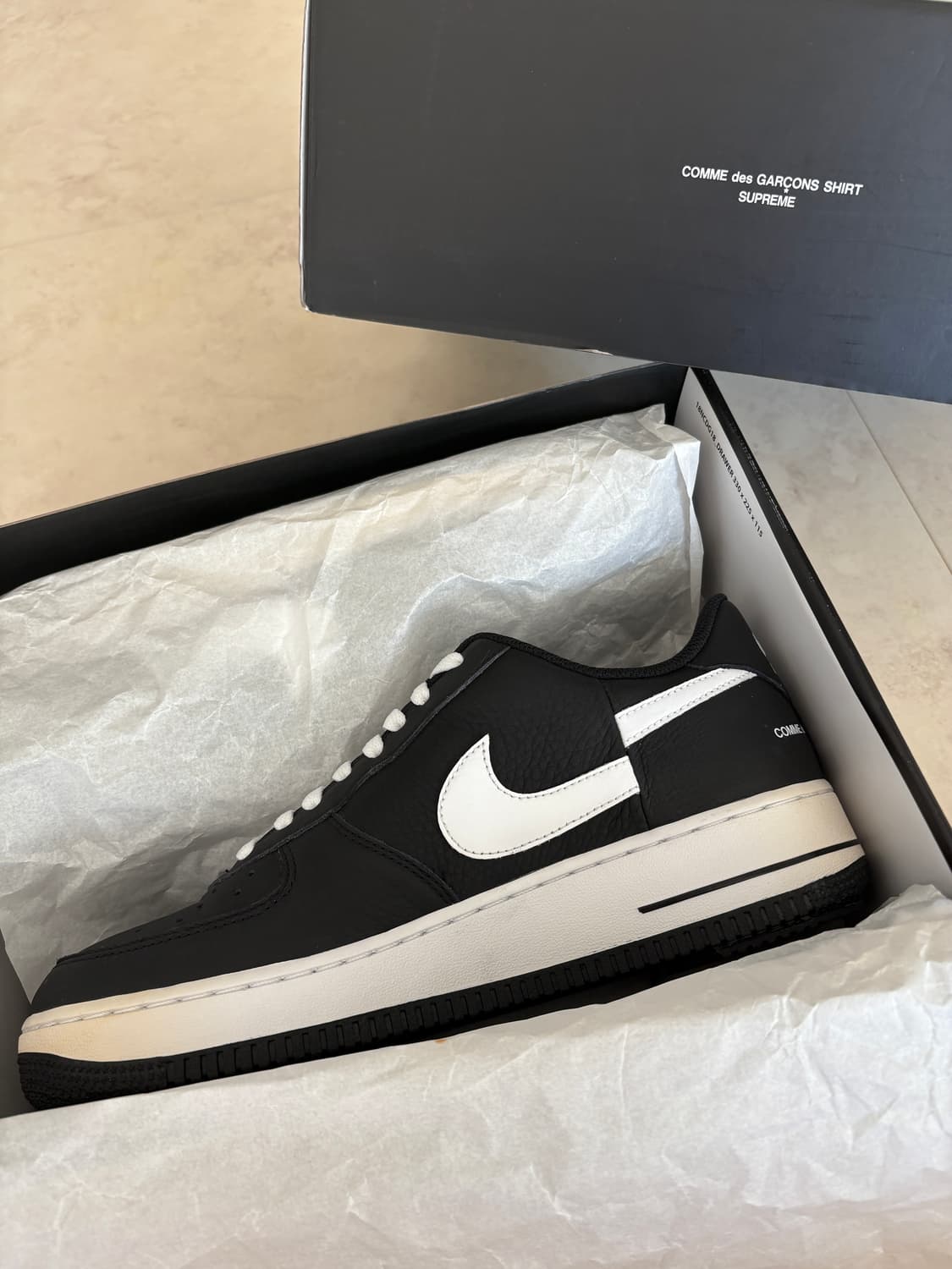 [280] 나이키슈프림 꼼데가르숑 에어포스1 로우 나코탭 상품이미지3