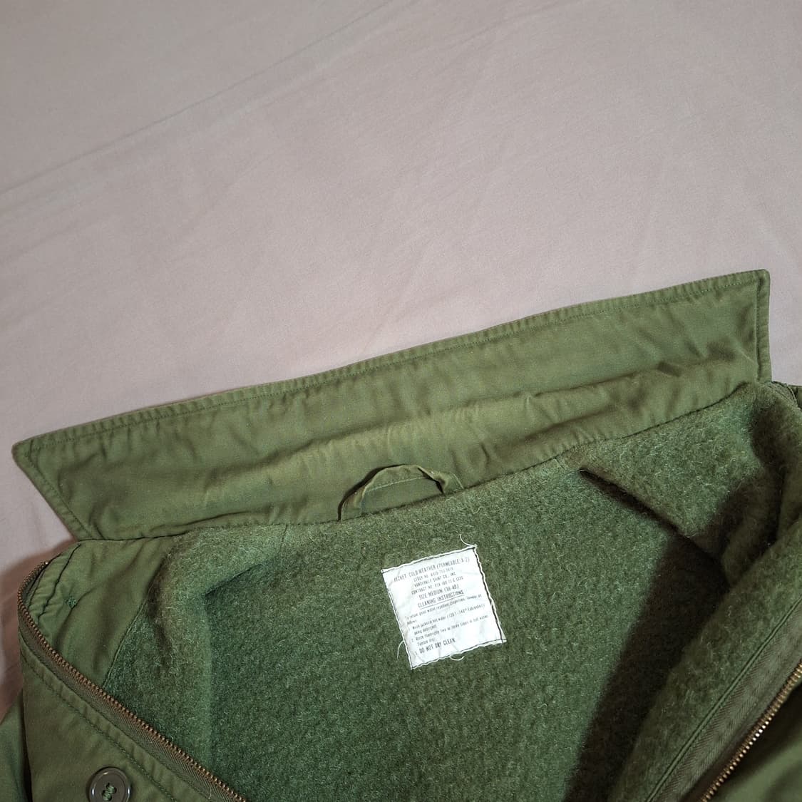 70s 오리지널 미해군 a2덱 자켓 m사이즈 상품이미지10