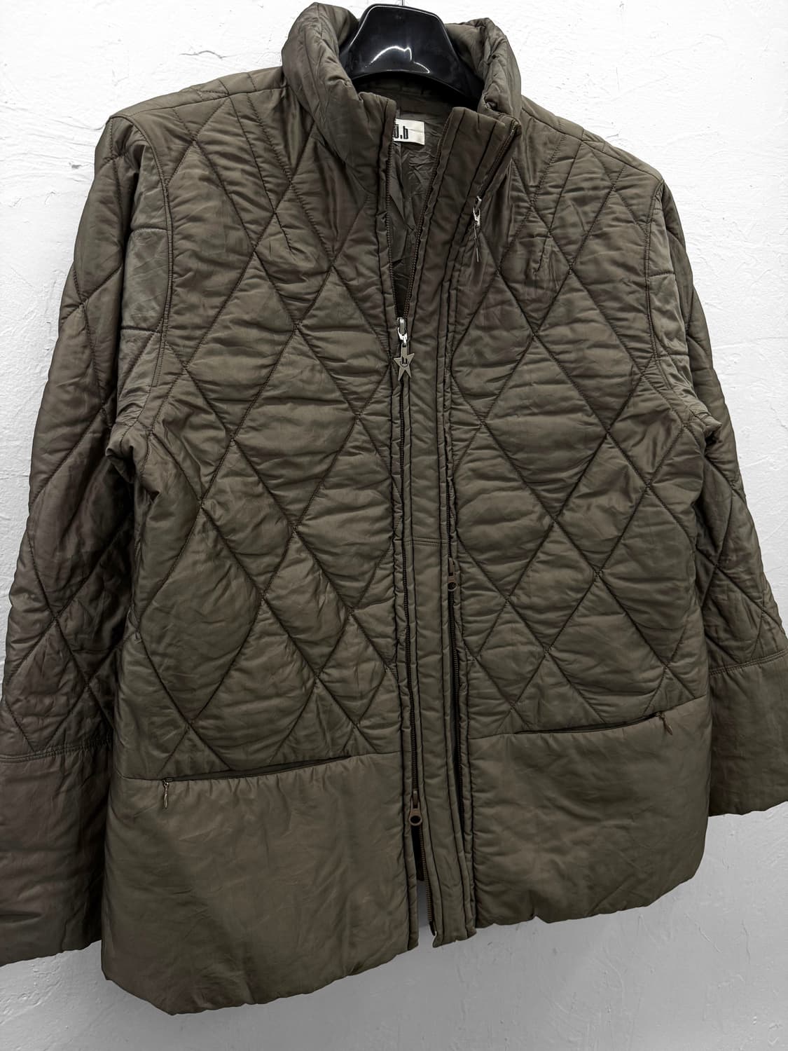 t.b 더블지퍼 퀄팅 경량패딩 상품이미지4