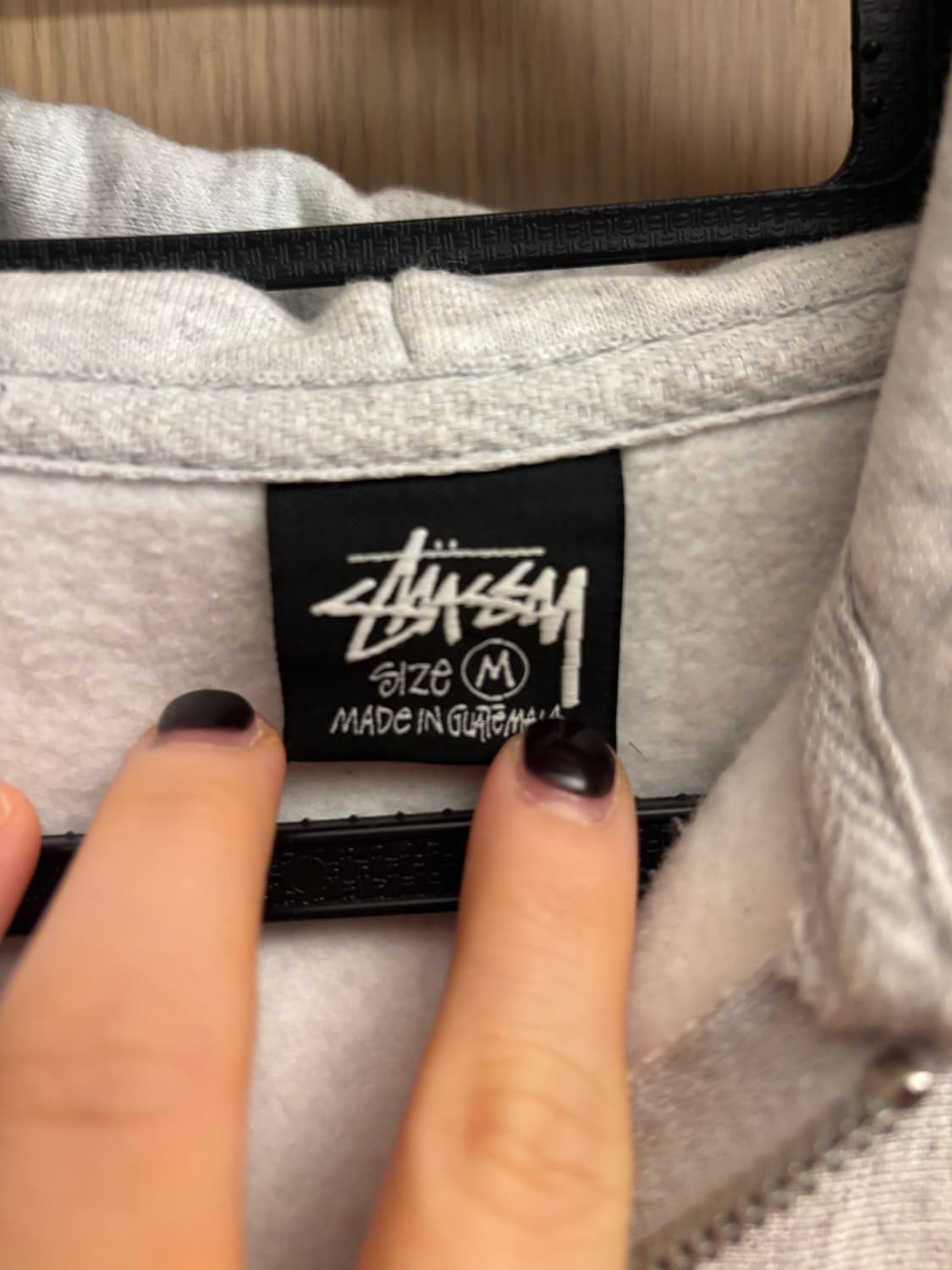 스투시 dna 후드집업 애쉬헤더 M 상품이미지2