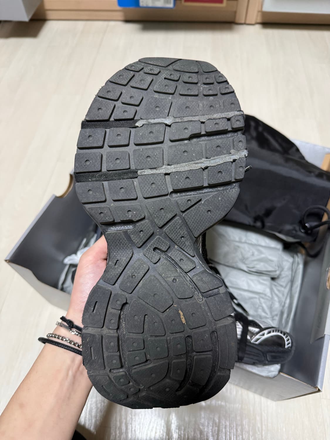 발렌시아가 3XL 스니커즈 블랙 42사이즈 상품이미지4