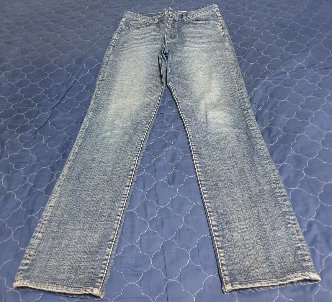 모드나인 MOD1ss 슬림 스트레이트 빈티지워싱 스판 데님진 (33) 상품이미지1