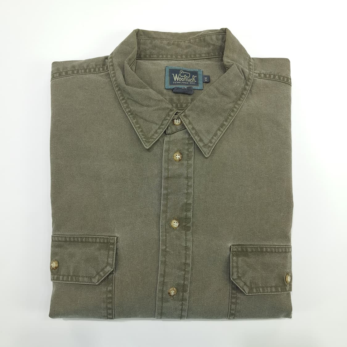 Co831 2XL 울리치 90s 아미그린 긴팔 워크셔츠 상품이미지8