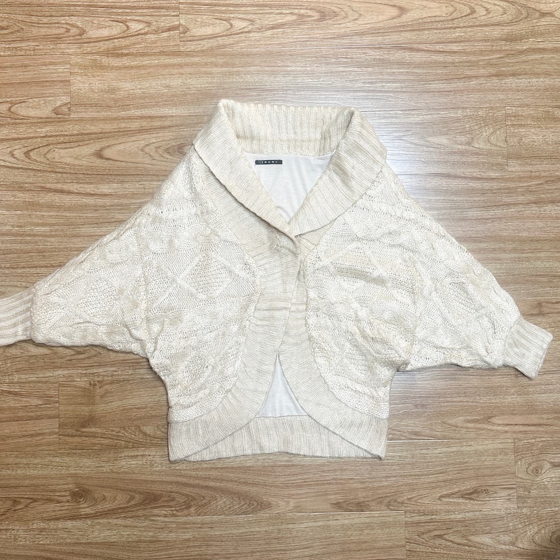 빈티지 잉그니 케이프 가디건 히메갸루 로걀 라떼 달천깔 모리걸 하구미 상품이미지1