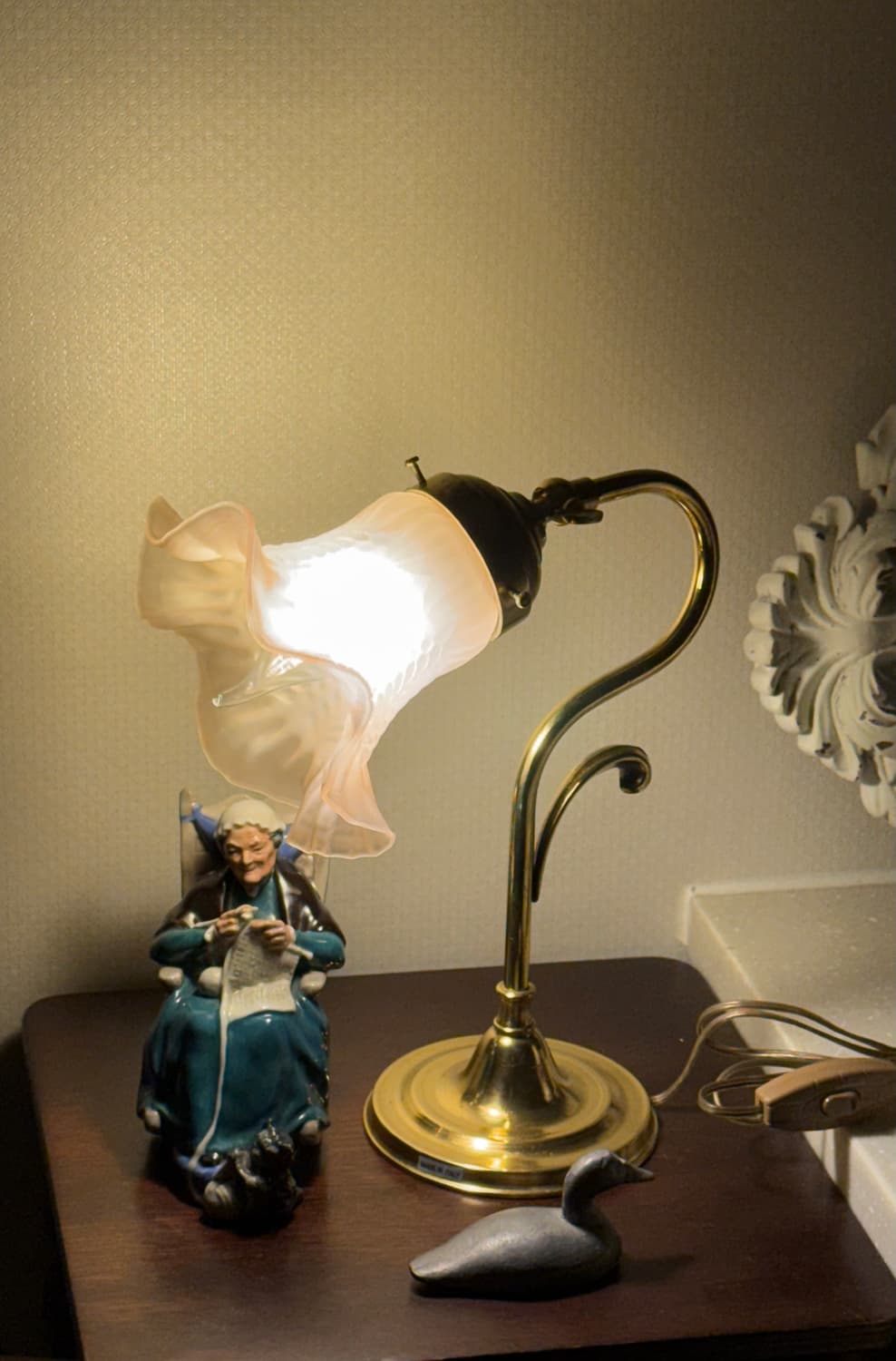 빈티지 이탈리아 황동 구즈넥 테이블 램프 상품이미지3